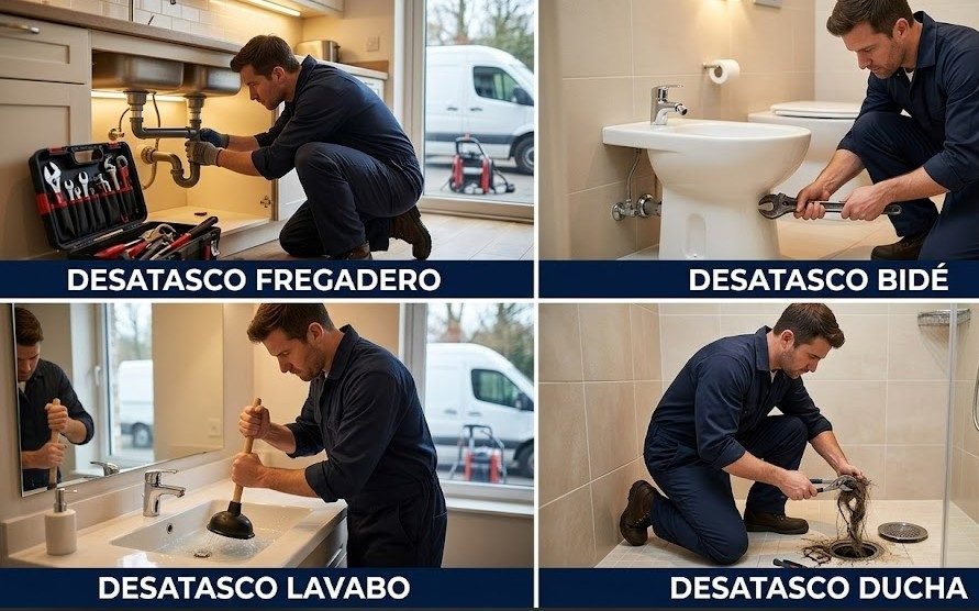 Mejores fontaneros para desatascos y desatrancos en Navacerrada — desatasco WC bidé lavabo ducha fregadero sin obras garantía — Calle de las Eras Navacerrada — 697 846 213