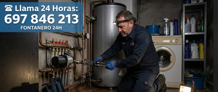 Fontanero urgente 24 horas en Navacerrada — fontanero de urgencia barato reparación fuga tubería — Calle de las Cruces Navacerrada — 697 846 213