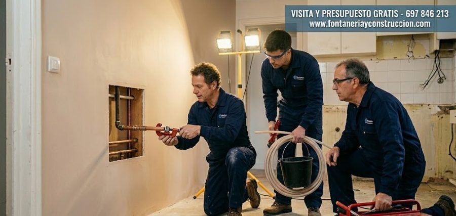 Reparación de fugas de agua en Hortaleza — detección con geófono y cámara termográfica sin obras — Calle del Mar de las Antillas Hortaleza — 697 846 213