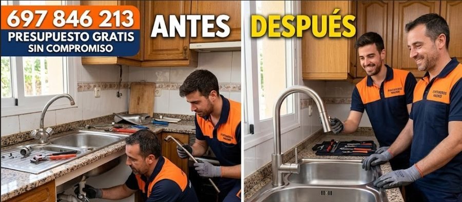 Mejores fontaneros para cambio de grifería en Brunete — cambio grifo cocina bidé bañera ducha jardín garantía por escrito — Calle Cerro Brunete — 697 846 213