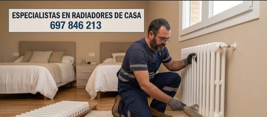 Especialistas en radiadores de calefacción en Getafe — instalación radiador aluminio hierro fundido toallero presupuesto gratis — Calle Toledo Getafe — 697 846 213