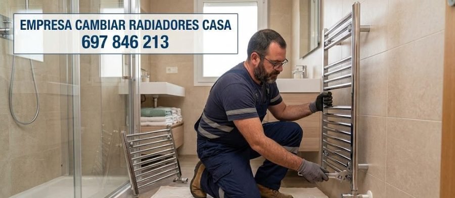Empresa especialista en cambiar y reparar radiadores de calefacción en Villanueva del Pardillo — antes y después técnicos propios 20+ años — Calle Chopo Villanueva del Pardillo — 697 846 213