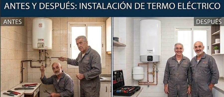 Instaladores de termos eléctricos en Getafe — almacén con stock todas las marcas Ariston Junkers Corberó — Calle Álava Getafe — 697 846 213