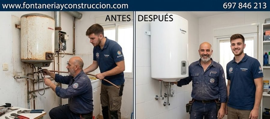 Mejores instaladores de termos eléctricos en Navacerrada — instalación reparación cambio termo antiguo garantía por escrito — Calle Cañada Navacerrada — 697 846 213