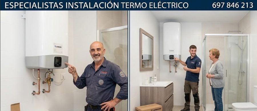 Termos eléctricos 30L 50L 80L 100L todas las marcas en Torrelodones — Ariston Junkers Fleck Cointra — Calle Charca Verde Torrelodones — 697 846 213