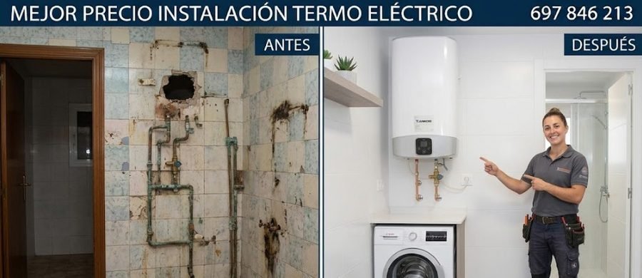 Termos eléctricos 30L 50L 80L 100L todas las marcas en Usera — Ariston Junkers Fleck Cointra — Calle de Rafael de Riego Usera — 697 846 213